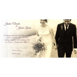 Svadobné oznámenie OF01