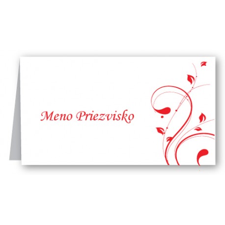 Menovka na stôl M01