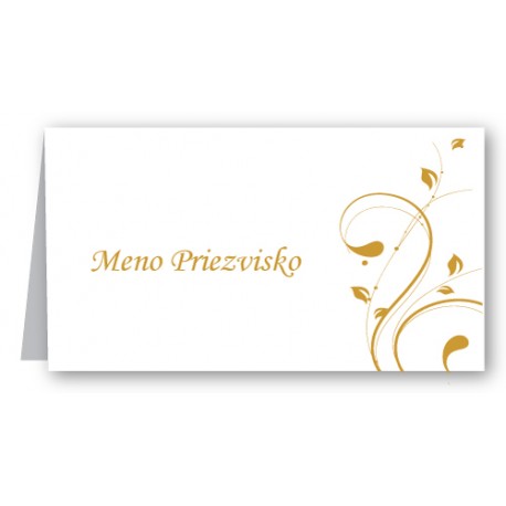 Menovka na stôl M02