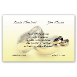 Svadobné oznámenie OZ03