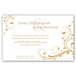 Svadobné oznámenie OZ11